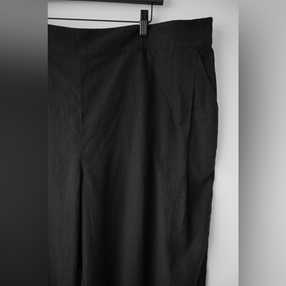 Madewell Plus Linen Blend Crop Pants New With Tags - Picture 5 of 9